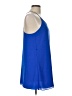 Naked Zebra 100% Polyester Solid Blue Casual Dress Size L - photo 4