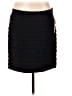 Merona 100% Polyester Solid Black Casual Skirt Size 14 - photo 1