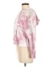 LoveShackFancy 100% Cotton Tie-dye Pink Pullover Hoodie Size M - photo 5