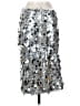 Unbranded 100% Polyester Metallic Silver Formal Skirt Size S (estimated) - photo 2