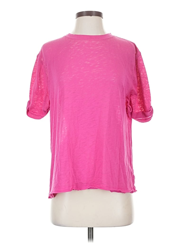 Pre-owned We The Free 3/4 Sleeve T-shirt In Pink