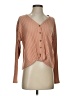 Hippie Rose Tan Long Sleeve Blouse Size S - photo 1