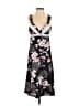 BCX 100% Polyester Floral Black Casual Dress Size 7 - photo 1