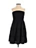 Unbranded 100% Polyester Black Casual Dress Size XXS (estimated) - photo 1