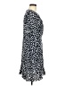 Unbranded 100% Rayon Polka Dots Blue Casual Dress Size M - photo 4