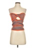 Lachant Orange Sleeveless Top Size S - photo 1