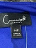 Connected Apparel Blue Cocktail Dress Size 14 (petite) - photo 7