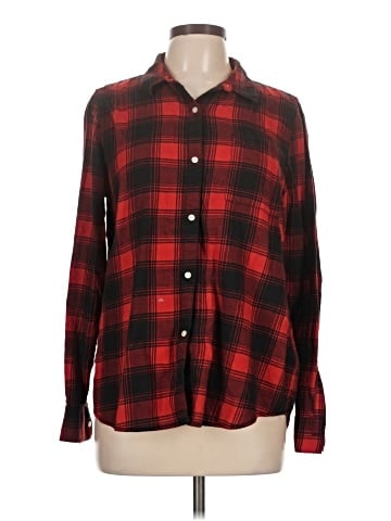 CALVIN KLEIN JEANS Long Sleeve Button-Down Shirt (view 1)