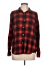 CALVIN KLEIN JEANS Plaid Red Long Sleeve Button-Down Shirt Size L - photo 1