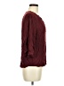 Express 100% Rayon Burgundy 3/4 Sleeve Blouse Size M - photo 4