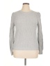 Ann Taylor LOFT 100% Cotton Gray Pullover Sweater Size XL - photo 1