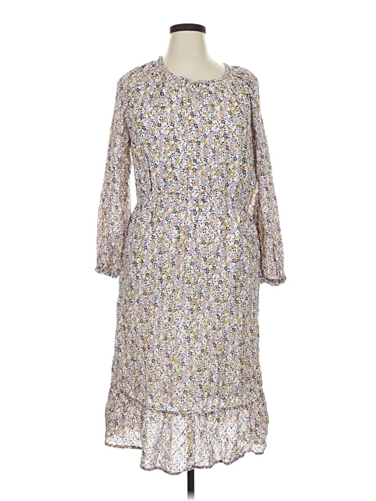 Pre-owned Style & Co Casual Dress In Gray