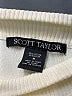 Scott Taylor Ivory Turtleneck Sweater Size M - photo 7