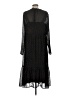 Gap 100% Polyester Polka Dots Black Casual Dress Size 12 (tall) - photo 2