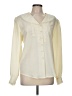 Susan Bristol 100% Polyester Ivory Long Sleeve Blouse Size 8 - photo 1