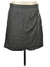 Garnet Hill Chevron-herringbone Gray Formal Skirt Size 12 - photo 1