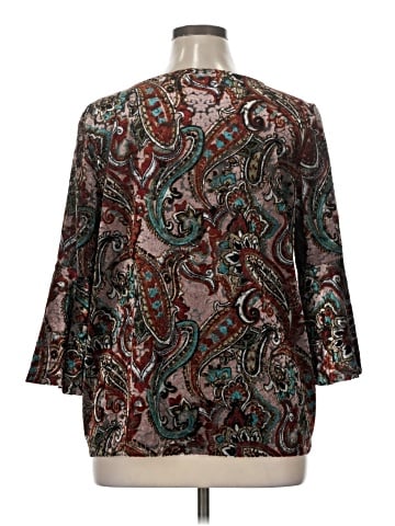 Kasper 3/4 Sleeve Blouse (view 2)