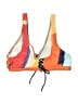 Unbranded Graphic Orange Swimsuit Top Size M - photo 2