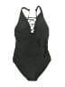 Seekers Australia Solid Black One Piece Swimsuit Size 8 - photo 1