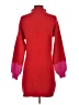 Line & Dot Red Casual Dress Size M (estimated) - photo 2