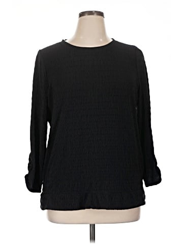 Simply Vera Vera Wang 3/4 Sleeve Top (view 1)