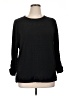 Simply Vera Vera Wang 100% Polyester Black 3/4 Sleeve Top Size XL - photo 1