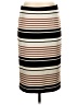 Ann Taylor LOFT Stripes Ivory Casual Skirt Size M - photo 1