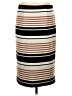 Ann Taylor LOFT Stripes Ivory Casual Skirt Size M - photo 2