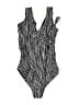 Unbranded Stripes Black One Piece Swimsuit Size S (estimated) - photo 1
