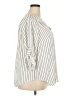 Torrid Stripes Ivory 3/4 Sleeve Blouse Size 2X Plus (2) - photo 4