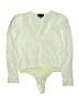 Danielle Bernstein 100% Cotton Ivory Long Sleeve Blouse Size S - photo 1
