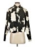 Bassike Print Black Long Sleeve Blouse Size Sm (1) - photo 1