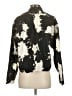 Bassike Print Black Long Sleeve Blouse Size Sm (1) - photo 2