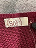 SO Burgundy Pullover Sweater Size M - photo 7
