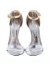 Alexander McQueen 100% Leather Gold Silver Sandals Size EU 36 - photo 2