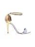 Alexander McQueen 100% Leather Gold Silver Sandals Size EU 36 - photo 1