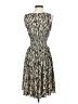 Express 100% Nylon Animal Print Tan Cocktail Dress Size XS - photo 2