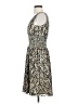 Express 100% Nylon Animal Print Tan Cocktail Dress Size XS - photo 5