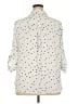 Torrid 100% Polyester Polka Dots Ivory 3/4 Sleeve Blouse Size 2X Plus (2) - photo 2