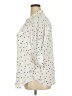 Torrid 100% Polyester Polka Dots Ivory 3/4 Sleeve Blouse Size 2X Plus (2) - photo 5