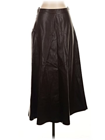Zara Faux Leather Skirt (view 1)