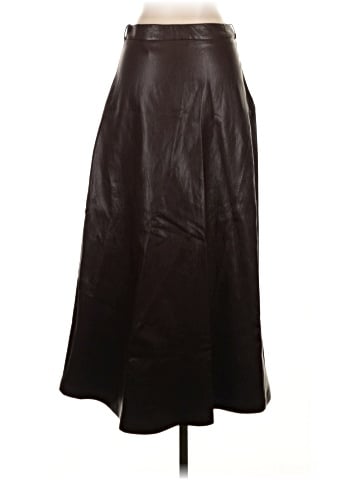 Zara Faux Leather Skirt (view 2)