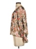 Drew 100% Polyester Floral Tan Long Sleeve Blouse Size XS - photo 5