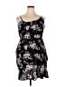 Unbranded 100% Polyester Floral Black Cocktail Dress Size 2X - photo 1