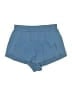 Girlfriend Collective 100% Recycled Polyester Solid Blue Shorts Size S - photo 1