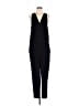 DKNY Solid Black Jumpsuit Size L - photo 1
