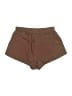 Girlfriend Collective 100% Recycled Polyester Solid Brown Shorts Size S - photo 2