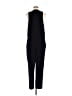 DKNY Solid Black Jumpsuit Size L - photo 2