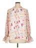 Unbranded Floral Ivory Long Sleeve Blouse Size XL - photo 1