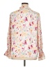 Unbranded Floral Ivory Long Sleeve Blouse Size XL - photo 2